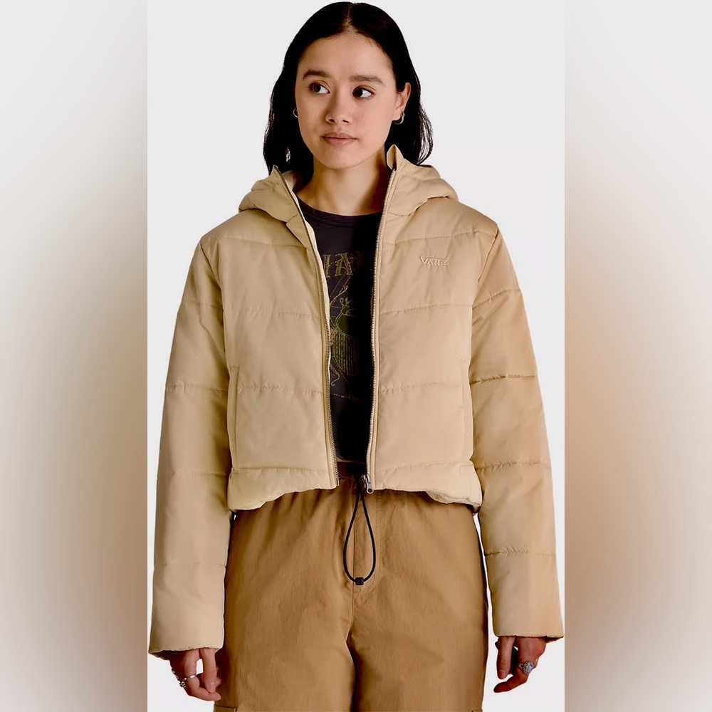 VANS MTE Foundry Crop Puff Hooded Jacket